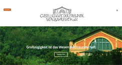 Desktop Screenshot of freunde-bayreuth.org